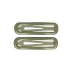 Haarspeld Klikklak 7cm - Epoxy - Groen- Set van 2, Nieuw