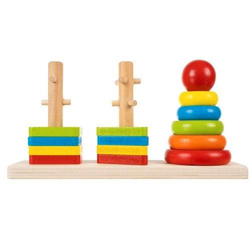 Kruzzel houten blokken sorteerder puzzel voor kinderen 7 x, Kinderen en Baby's, Speelgoed | Educatief en Creatief, Ophalen of Verzenden