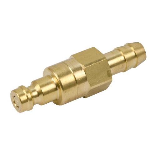 Insteeknippel met gasklep Argon/menggas male x 8mm slangp..., Doe-het-zelf en Verbouw, Gereedschap | Lasapparaten, Overige typen