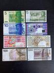 Nederland - 8 banknotes Gulden - various dates