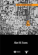 Economics Real Estate and the Supply of Land 9781405118620, Zo goed als nieuw, Verzenden