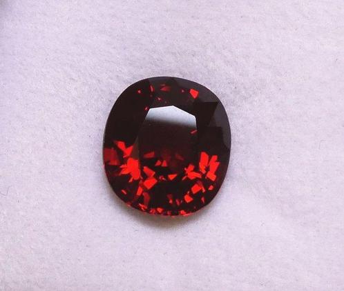 Spessartiet - 7.22 ct - Instituto Gemólogico Español (IGE), Sieraden, Tassen en Uiterlijk, Edelstenen