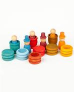 Grapat - houten nins® poppetjes met ringen en schijfjes -, Nieuw