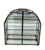 Vitrinekast - Spiegel, messing, glas, Antiek en Kunst