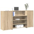 vidaXL Receptiebalie 200x50x103,5 cm bewerkt hout sonoma, Huis en Inrichting, Bureaus, Verzenden, Nieuw