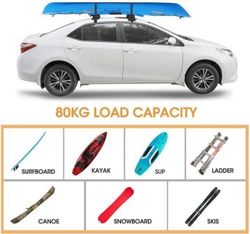 FOAM of AIR-dakdragers voor uw Kano-vervoer op autodak !! beschikbaar voor biedingen