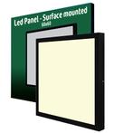 Opbouw LED Paneel 60x60 cm | 28W | Zwart, Zakelijke goederen, Ophalen of Verzenden, Nieuw in verpakking, Verlichting
