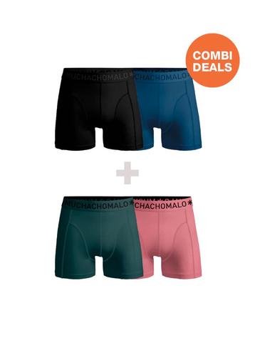 -25% Muchachomalo  Muchachomalo Jongens 2+2-pack boxershorts beschikbaar voor biedingen