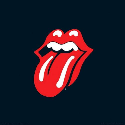 Kunstdruk The Rolling Stones Lips 40x40cm, Huis en Inrichting, Woonaccessoires | Schilderijen, Tekeningen en Foto's, Nieuw, Verzenden