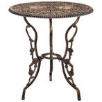 Bistroset balkonset gietijzer tuintafel 2 tuinstoelen bronsk, Tuin en Terras, Tuinsets en Loungesets, Verzenden, Nieuw