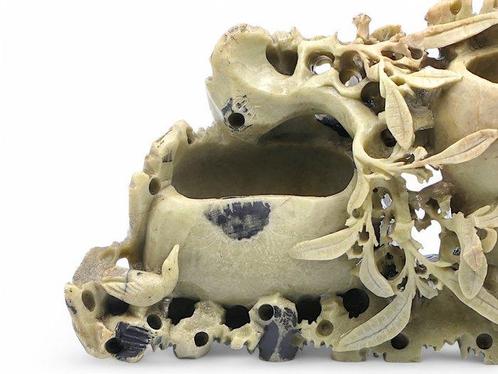 sculptuur, Calamaio Sciacqua Pennelli, Scultura Mod.Bacche, Antiek en Kunst, Curiosa en Brocante