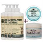 4x pomp 450ml Ambachtscreme + 1x Gezicht, Hand & Bodycreme, Verzenden, Nieuw