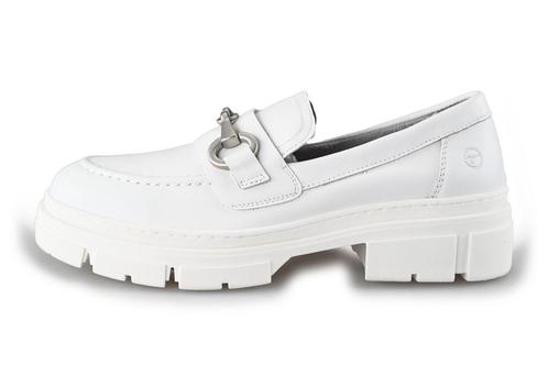 Tamaris Loafers in maat 41 Wit | 10% extra korting, Kleding | Dames, Schoenen, Wit, Zo goed als nieuw, Overige typen, Verzenden