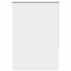 vidaXL Rolgordijn verduisterend 105x130 cm stofbreedte 100,7, Verzenden, Nieuw, Wit