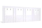Overkapping zijwand PVC  | 8 meter breed |  250cm hoog | Wit, Doe-het-zelf en Verbouw, Zeil en Folie, Nieuw, Zeil, Verzenden