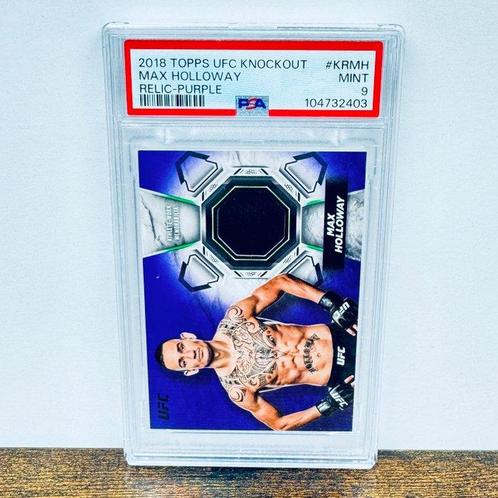 Topps - 1 Graded card - UFC - Max Holloway 11/25 - 2018, Verzamelen, Stickers