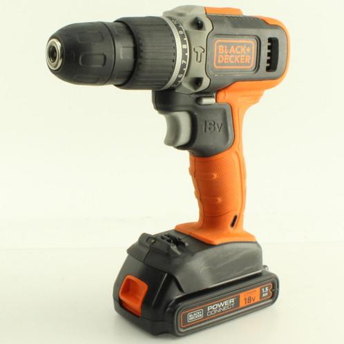 Black &amp; Decker BC003 Klopboormachine met Accu 18v 1.5ah, Doe-het-zelf en Verbouw, Gereedschap | Boormachines, Ophalen of Verzenden