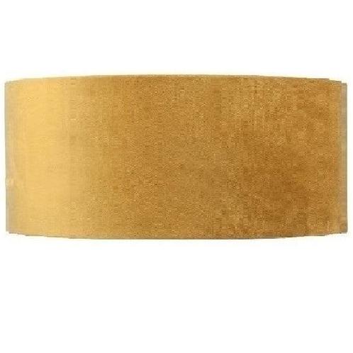 Stoffen lampenkap velvet | Oker Geel met Gouden binnenkant, Huis en Inrichting, Lampen | Lampenkappen, 25 tot 50 cm, Rond, Overige kleuren