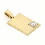 Hanger - 14 karaat Geel goud Diamant (Natuurlijk)