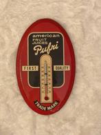 Thermometer - geëmailleerd - American Fruit Juices Pufri, Antiek en Kunst