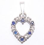 Zonder Minimumprijs - Hanger - 14 karaat Witgoud - 0.17ct., Sieraden, Tassen en Uiterlijk, Antieke sieraden