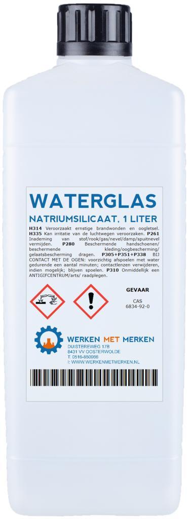 Wmm Chemie Waterglas 1 liter, Doe-het-zelf en Verbouw, Overige Doe-het-zelf en Verbouw, Nieuw, Verzenden