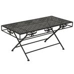 vidaXL Salontafel vintage stijl inklapbaar 100x50x45 cm, Huis en Inrichting, Tafels | Salontafels, 100 tot 150 cm, Verzenden, Nieuw