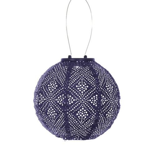 Solar Lampion Round - Topaze Future Dusk - 20 cm, Tuin en Terras, Buitenverlichting, Waterbestendig, Led, Zonne-energie, Minder dan 50 watt