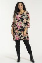 Studio jurk Hedda voile bloem print Maat:, Kleding | Dames, Jurken, Verzenden, Nieuw, Overige kleuren