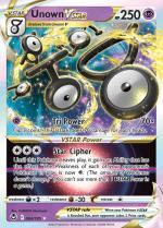 Unown VSTAR 066/195 Silver Tempest, Hobby en Vrije tijd, Verzamelkaartspellen | Pokémon, Losse kaart, Nieuw, Foil, Ophalen of Verzenden