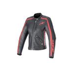 Alpinestars Stella Dyno Leren Jas Zwart Haute Rood, Nieuw met kaartje, Verzenden, Jas | leer, Alpinestars