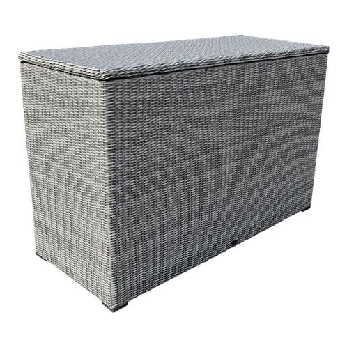 Kussenbox groot 167x70xH106 cm wit grijs, Tuin en Terras, Tuinmeubel-accessoires, Nieuw, Ophalen of Verzenden