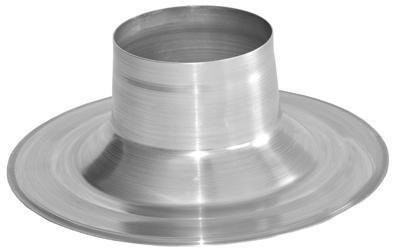 aluminium plakplaat Ø150 mm voor rookgasdoorvoer 130, Doe-het-zelf en Verbouw, Buizen en Afvoer, Ophalen of Verzenden