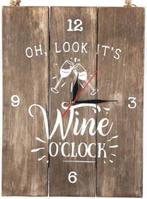 Klok Look its Wine OClock, Verzenden, Nieuw