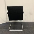 Tweedehands vitra Visasoft Visavis vergaderstoelen, zwart, Huis en Inrichting, Stoelen, Gebruikt, Zwart, Leer, Ophalen of Verzenden