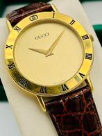 Gucci - 18K Gold Plated Dress Watch - Zonder Minimumprijs -, Sieraden, Tassen en Uiterlijk, Horloges | Heren, Nieuw