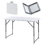 Tuintafel Adelfia klaptafel verstelbaar 120x60x54/74/90 cm w, Caravans en Kamperen, Verzenden, Nieuw