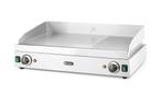 Hendi Horeca Bakplaat | 1/3 Geribd | 2/3 Glad | 230v | 720x5, Ophalen of Verzenden, Nieuw in verpakking