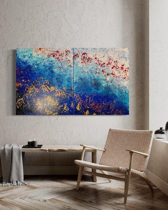 Ronan Martin - Caraïbes - XL, Antiek en Kunst, Kunst | Schilderijen | Modern