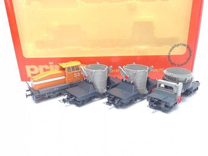 Märklin, Primex H0 - 2704 - Treinset (1) - Staaltrein met, Hobby en Vrije tijd, Modeltreinen | H0