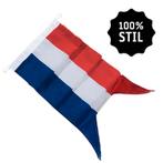 NR 46: Nederlandse wimpel 400 cm marineblauw 100% stil, Diversen, Vlaggen en Wimpels, Nieuw