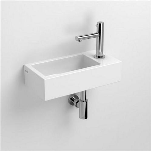 Fontein Clou Flush 3 36x18x9cm Keramiek Glans Wit (Met, Doe-het-zelf en Verbouw, Sanitair, Overige typen, Nieuw, Ophalen of Verzenden
