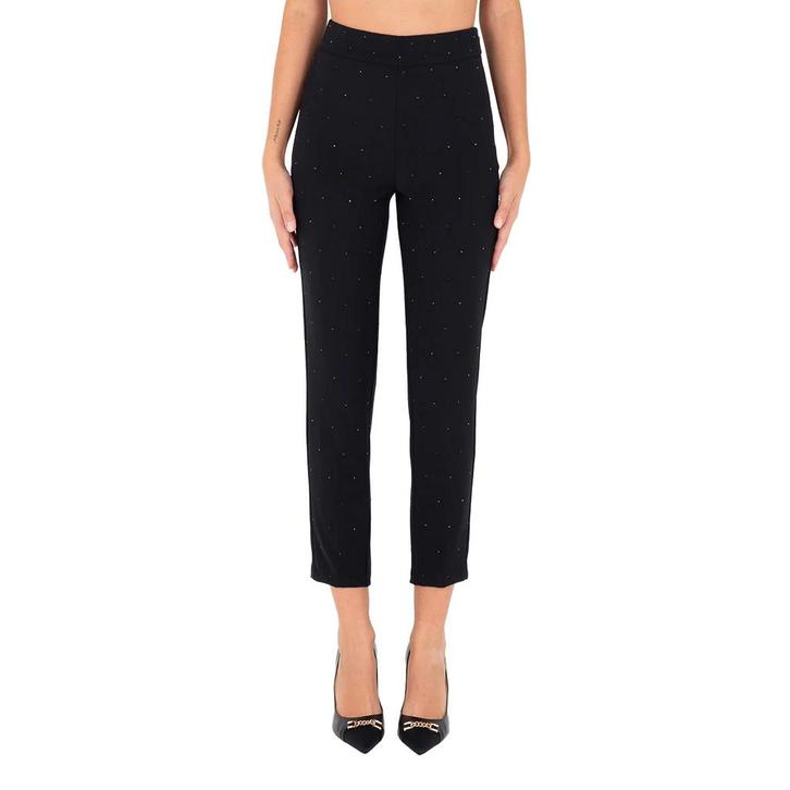 Silvian Heach • zwarte cropped pantalon • 36 (IT42), Kleding | Dames, Broeken en Pantalons, Zwart, Nieuw, Maat 36 (S), Verzenden