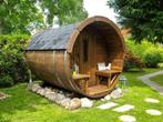 Barrel sauna's aanbieding, bouwpakket of gemonteerde sauna