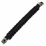 Paracord bracelet silver buckle K2139 8 inch, Verzenden, Nieuw