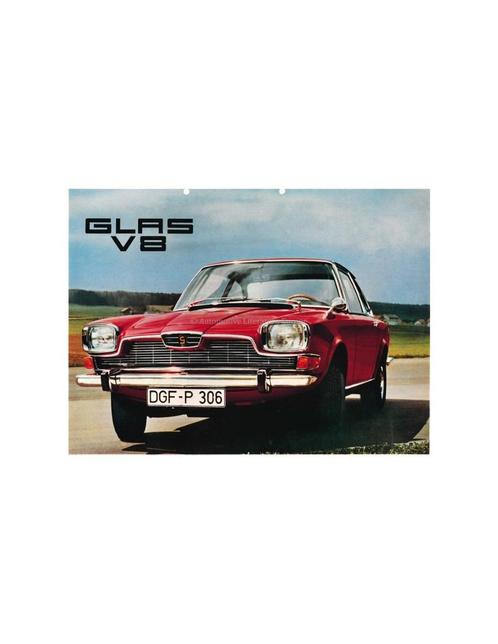 1967 GLAS V8 BROCHURE DUITS, Boeken, Auto's | Folders en Tijdschriften