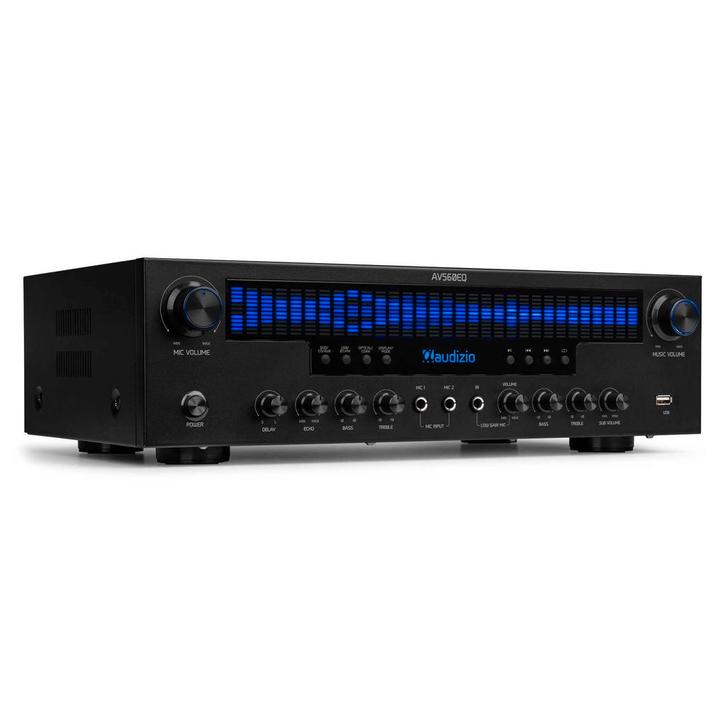 Retourdeal - Audizio AV560EQ 5.1 versterker - Surround verst, Audio, Tv en Foto, Versterkers en Receivers, Zo goed als nieuw, Verzenden