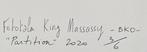 King Massassy - Partition 2020, Antiek en Kunst