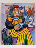 Elena Khmeleva (1966) - Femme jouant de la guitare