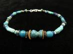 Oud-Egyptisch Armband gemaakt van faience-, glas-,